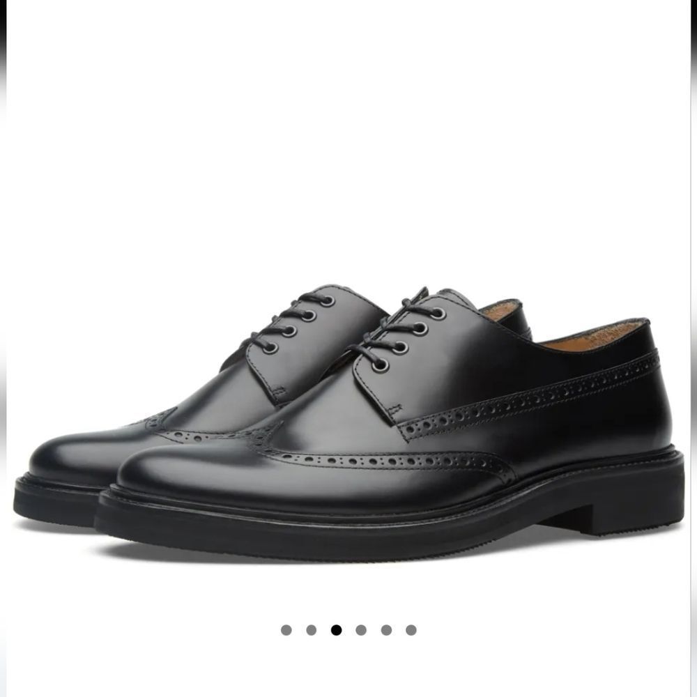 A.P.C. BAPTISTE DERBY men's shoes BLACK